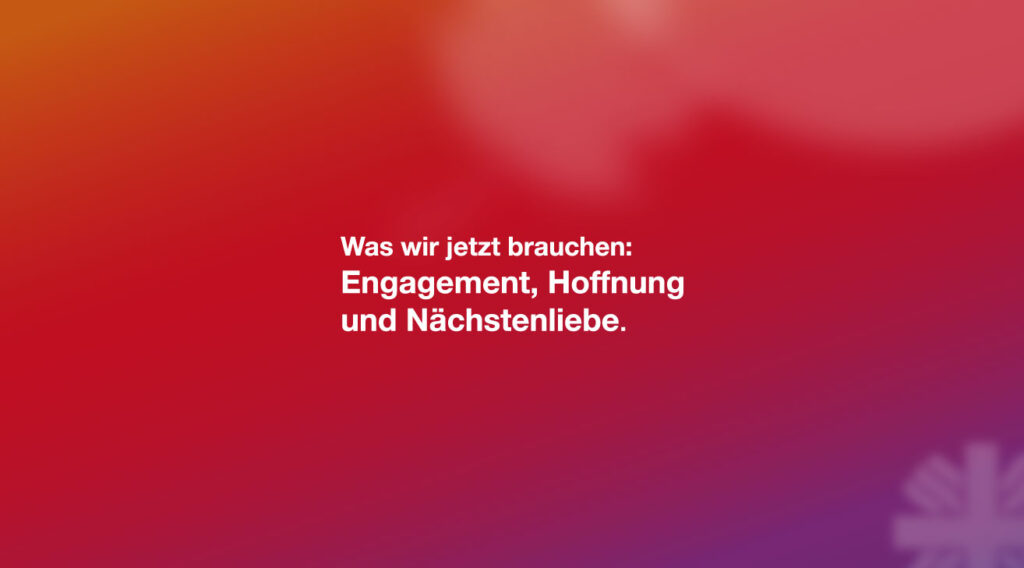 Engagement, Hoffnung, Nächstenliebe. CEG